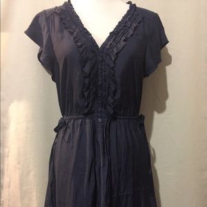 New with tags AE Navy Ruffle dress size L